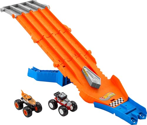 Hot Wheels Monster Trucks Spielzeugstrecke Zerstörungsrennen für Kinder ab 4 Jahren Hot Wheels Monster Trucks Spielzeugstrecke Zerstörungsrennen für Kinder ab 4 Jahren von Hot Wheels