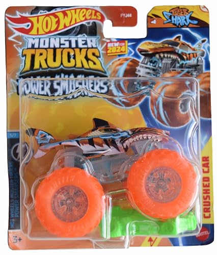 Hot Wheels Monster Trucks Tiger Shark, inklusive Crushed Car im Maßstab 1:64 Druckguss Hot Wheels Monster Trucks Tiger Shark, inklusive Crushed Car im Maßstab 1:64 Druckguss von Hot Wheels