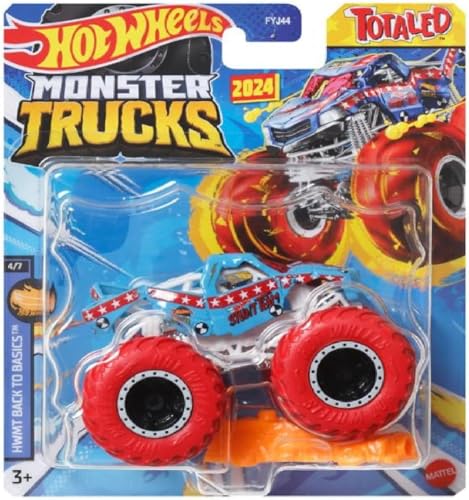 Hot Wheels Monster Trucks Totaled, Back to Basics 3/7 Includes Connect and Crash Car von Hot Wheels