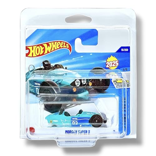 Hot Wheels - Morgan Super 3 - Factory Fresh 1/5 - HYW13 - Short Card - Morgan Motor Company - türkis blau - Mattel 2025-1:64 Hot Wheels - Morgan Super 3 - Factory Fresh 1/5 - HYW13 - Short Card - Morgan Motor Company - türkis blau - Mattel 2025-1:64 von Hot Wheels
