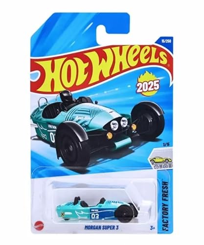 Hot Wheels Morgan Super 3 Teal Factory Fresh Modellauto, Maßstab 1:5, ab 3 Jahren Hot Wheels Morgan Super 3 Teal Factory Fresh Modellauto, Maßstab 1:5, ab 3 Jahren von Hot Wheels
