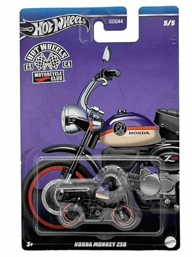 Hot Wheels Motorcycle Club Honda Monkey Z50 5/5 Die-Cast Toy von Hot Wheels