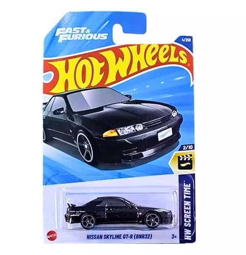 Hot Wheels Nissan Skyline GT-R (BNR32), schwarz, Fast & Furious HW Screen Time 2/10 von Hot Wheels