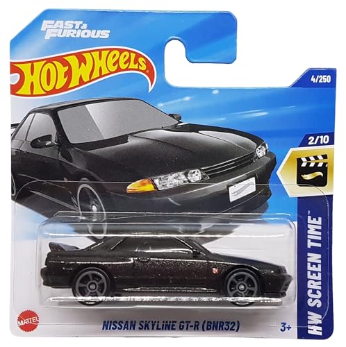 Hot Wheels - Nissan Skyline GT-R (BNR32) - HW Screen Time 2/10 - HYY72 - Short Card - Fast & Furious - schwarz metallic - Mattel 2025-1:64 von Hot Wheels