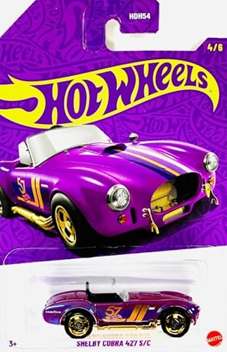 Hot Wheels Pearl & Chrome Shelby Cobra 427 S/C, Violett, 57th Anniversary Collection, Maßstab 1:64, Druckguss-Auto Hot Wheels Pearl & Chrome Shelby Cobra 427 S/C, Violett, 57th Anniversary Collection, Maßstab 1:64, Druckguss-Auto von Hot Wheels