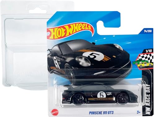 Hot Wheels Porsche 911 GT3 HW: Race Day 1/10 (74/250) HYX17 Short Card 2025 + Protector Short Card von Hot Wheels