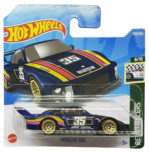 Hot Wheels - Porsche 935 - Retro Racers 8/10 - HCT96 - Short Card - Bilstein - Good Year - Mattel 2022 von Hot Wheels