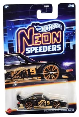 Hot Wheels Porsche 993 GT2, Neon Speeders Series, Druckguss-Auto, Maßstab 1:64, 8/8 Hot Wheels Porsche 993 GT2, Neon Speeders Series, Druckguss-Auto, Maßstab 1:64, 8/8 von Hot Wheels