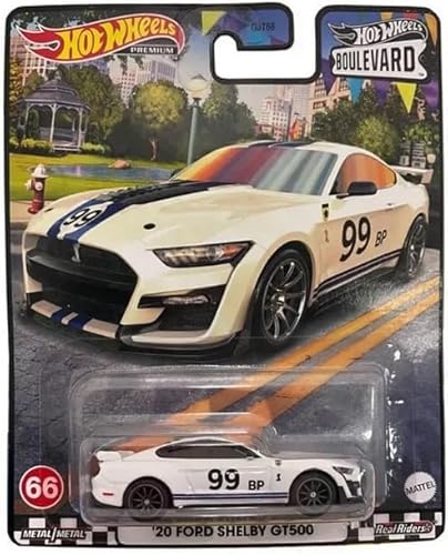 Hot Wheels Premium Boulevard #66 '20 Ford Shelby GT500 (Weiß) von Hot Wheels