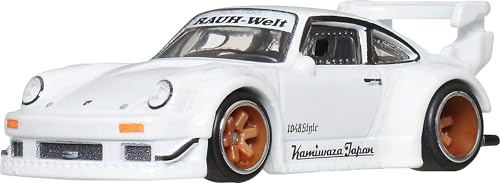 Hot Wheels Premium Car Culture Sammel-Spielzeugauto, Die-Cast Porsche 930 RWB im Maßstab 1:64, Silhouettes Fahrzeug mit Real Riders-Rädern, JBK58 Hot Wheels Premium Car Culture Sammel-Spielzeugauto, Die-Cast Porsche 930 RWB im Maßstab 1:64, Silhouettes Fahrzeug mit Real Riders-Rädern, JBK58 von Hot Wheels