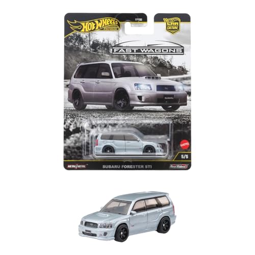 Hot Wheels Premium Car Culture Spielzeugauto im Maßstab 1:64 Druckguss Subaru Forester STI, Ronin Run 2 Fahrzeug mit echten Riders Reifen Hot Wheels Premium Car Culture Spielzeugauto im Maßstab 1:64 Druckguss Subaru Forester STI, Ronin Run 2 Fahrzeug mit echten Riders Reifen von Hot Wheels