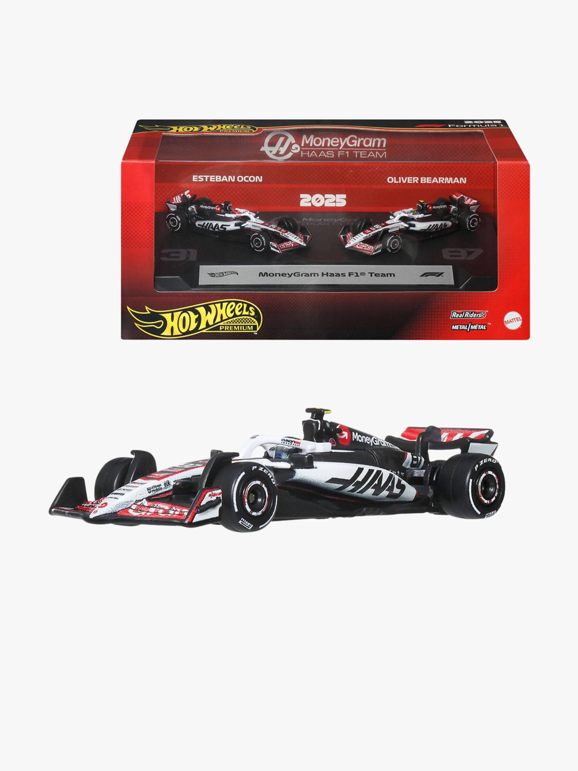 Hot Wheels Premium F1 MoneyGram Haas Ocon & Bearman 1:64 Hot Wheels Premium F1 MoneyGram Haas Ocon & Bearman 1:64 von Hot Wheels