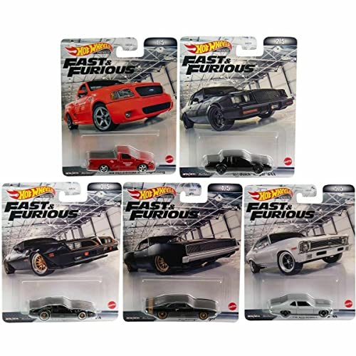 Hot Wheels Premium Fast & Furious 2022 Komplettset mit 5 Druckguss-Fahrzeugen von DMC55-957J Release von Hot Wheels