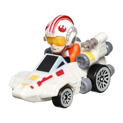 Hot Wheels Racer Verse Luke Skywalker Modellauto Spielzeugauto für Kinder ab 3 Jahren | Geschenk für Kinder und Sammler, HKC07 von Hot Wheels