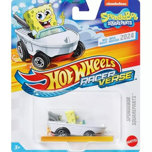 Hot Wheels Racer Verse Spongebob Schwammkopf, Druckguss-Auto Hot Wheels Racer Verse Spongebob Schwammkopf, Druckguss-Auto von Hot Wheels