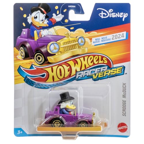 Hot Wheels RacerVerse Scrooge McDuck Auto, Maßstab 1:64, optimierte Strecke von Hot Wheels