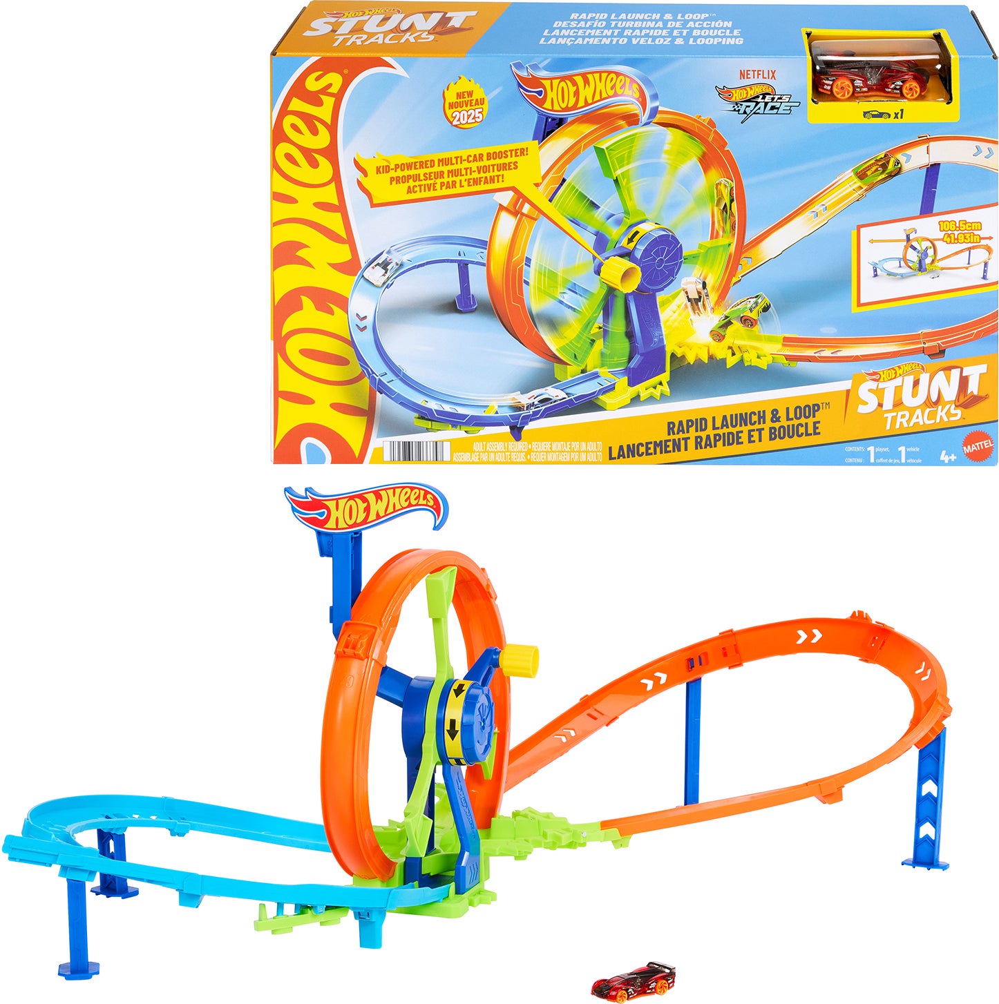 Hot Wheels Rapid Launch & Loop Autorennbahn Hot Wheels Rapid Launch & Loop Autorennbahn von Hot Wheels