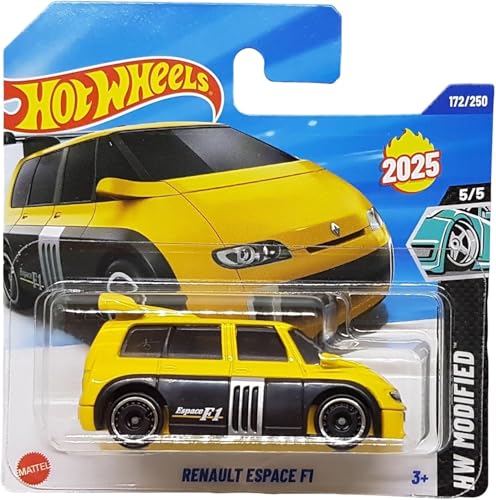 Hot Wheels - Renault Espace F1 - HW Modified 5/5 - HYW32 - Short Card - gelb - Mattel 2025-1:64 Hot Wheels - Renault Espace F1 - HW Modified 5/5 - HYW32 - Short Card - gelb - Mattel 2025-1:64 von Hot Wheels