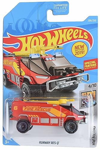 Hot Wheels Runway Res-Q, HW Metro 4/10 [rot] 206/250 von Hot Wheels