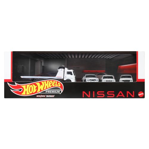 Hot Wheels Sammlerfahrzeug für Nissan im Maßstab 1:64 aus der Premium-Kollektion, für Kinder ab 3 Jahren Hot Wheels Sammlerfahrzeug für Nissan im Maßstab 1:64 aus der Premium-Kollektion, für Kinder ab 3 Jahren von Mattel