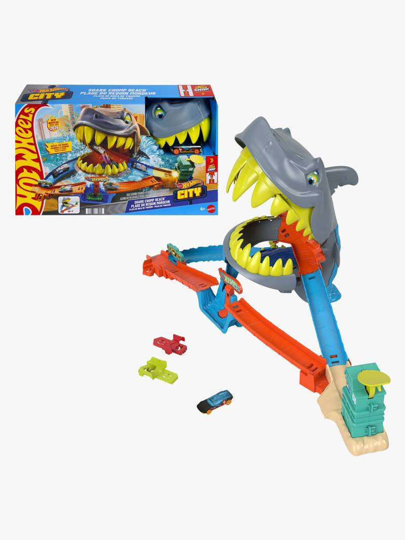 Hot Wheels Shark Chomp Beach Autorennbahn von Hot Wheels