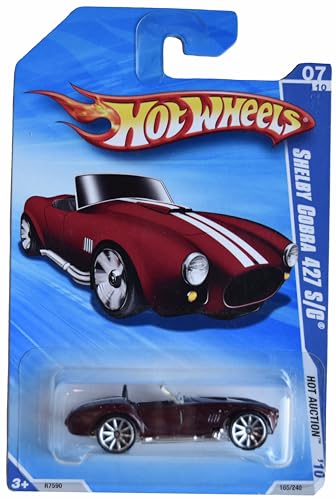 Hot Wheels Shelby Cobra 427 S/C, Hot Auction '10 7/10 [red] 166/240 von Hot Wheels