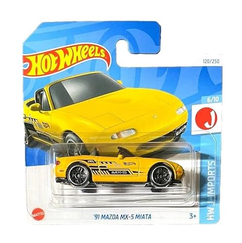 Hot Wheels Single Cars 91 Mazda MX 5 Miata HTD80 von HOT WHEELS