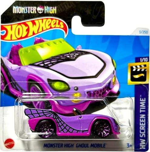 Hot Wheels Single Cars Monster High Ghoul Mobile HYW61 von HOT WHEELS