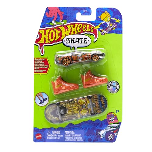 Hot Wheels Skate Spielzeugfahrzeug GHASTLY Ghoul™ + RIVITED™ mit Diecast für Kinder ab 5 Jahren von Hot Wheels