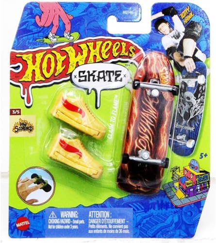 Hot Wheels Skate Tony Hawk HW Scorched 3/5 Claim to Flame HVJ78 Action-Spielzeugfiguren, ab 5 Jahren von Hot Wheels