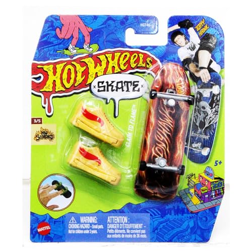 Hot Wheels Skate Tony Hawk HW Scorched 3/5 Claim to Flame HVJ78 Action-Spielzeugfiguren, ab 5 Jahren von Hot Wheels