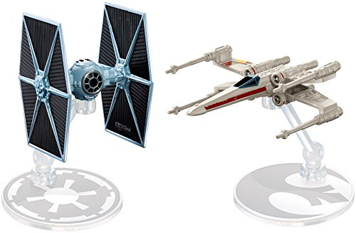 Hot Wheels Star Wars Starships - Tie Fighter Vs. X-Wing Fighter (Set of 2) (Dyh44) von Hot Wheels