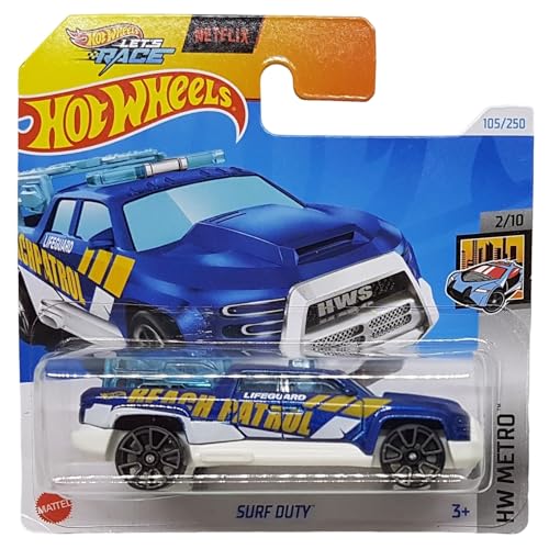 Hot Wheels - Surf Duty - HW Metro 2/10 - HTB14 - Short Card - Beach Patrol - Lifeguard - Netflix Let´s Race - Mattel 2024 - 1:64 von Hot Wheels