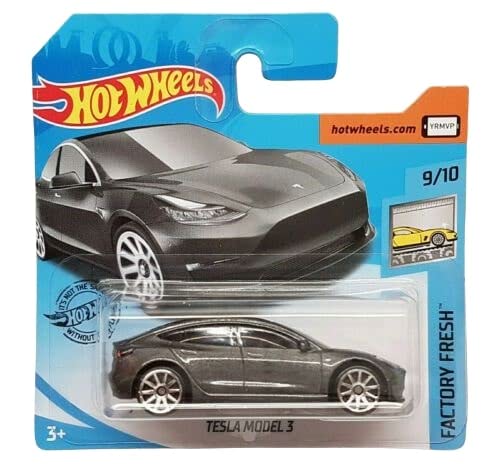Hot Wheels - Tesla Model 3 - Factory Fresh 9/10 - GHC05 - Short Card - grau metallic - Mattel 2020 Hot Wheels - Tesla Model 3 - Factory Fresh 9/10 - GHC05 - Short Card - grau metallic - Mattel 2020 von Hot Wheels