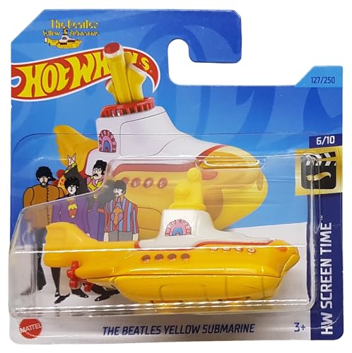 Hot Wheels - The Beatles Yellow Submarine - HW Screen Time 6/10 - HKH12 - Short Card - Mattel 2023 von Hot Wheels
