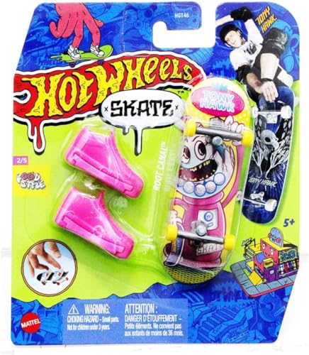 Hot Wheels Tony Hawk Finger Skate HVJ81 Food Style 2/5 Wurzelkanal, Action-Spielzeugfiguren, ab 5 Jahren von Hot Wheels