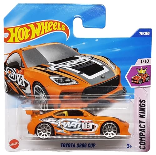 Hot Wheels - Toyota GR86 Cup - Compact Kings 1/10 - HYX23 - Short Card - Bridgestone - sparco - Mattel 2025-1:64 von Hot Wheels