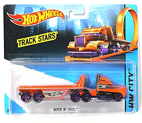 Hot Wheels Track Stars Hitch N' Haul LKW Orange & Lila von Hot Wheels