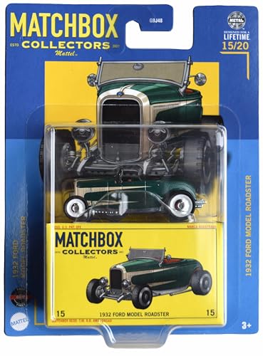 Matchbox 1932 Ford Modell Roadster, Sammler 15/20 [Grün] von Hot Wheels