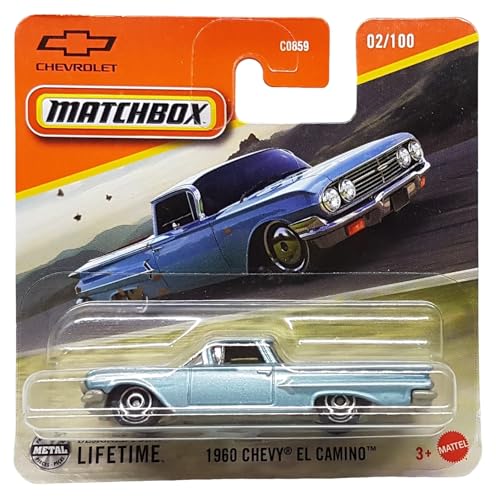 Matchbox - 1960 Chevy EL Camino - MBX Road Trip 02/100 - JFT05 - Short Card - hellblau metallic - Chevrolet - Superfast Lesney - Mattel 2024-1:64 Matchbox - 1960 Chevy EL Camino - MBX Road Trip 02/100 - JFT05 - Short Card - hellblau metallic - Chevrolet - Superfast Lesney - Mattel 2024-1:64 von Hot Wheels