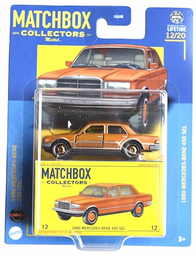 Matchbox 1980 Mercedes Benz 450 Sel, Sammler 12/20 [Gold] von Hot Wheels