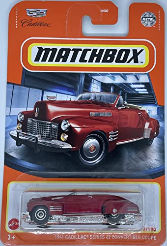 Matchbox 2022-1941 Cadillac Serie 62 Cabrio Coupe [Rot] 62/100 von Hot Wheels