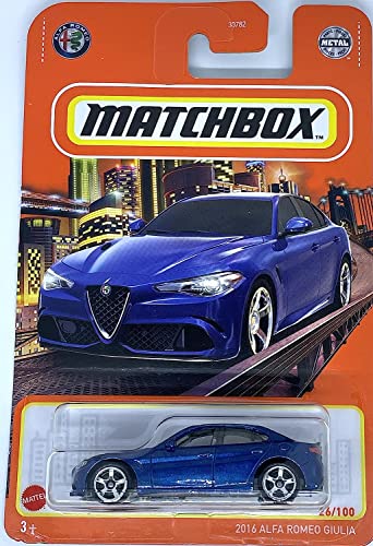 Matchbox 2022 - 2016 Alfa Romeo Giulia - Blau - 26/100 Matchbox 2022 - 2016 Alfa Romeo Giulia - Blau - 26/100 von Hot Wheels