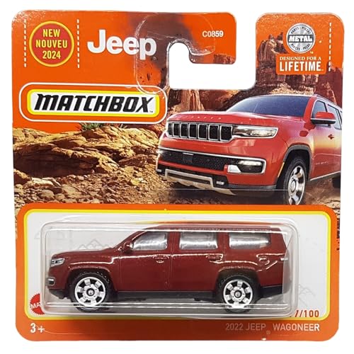 Matchbox - 2022 Jeep Wagoneer - MBX Adventure 97/100 - HVN29 - Short Card - dunkelrot - Superfast Lesney - Mattel 2024-1:64 Matchbox - 2022 Jeep Wagoneer - MBX Adventure 97/100 - HVN29 - Short Card - dunkelrot - Superfast Lesney - Mattel 2024-1:64 von Hot Wheels