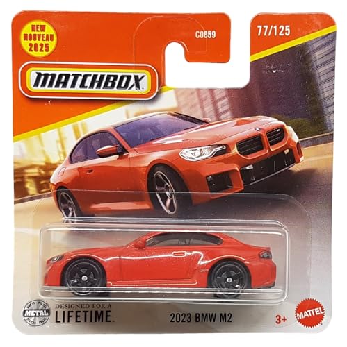 Matchbox - 2023 BMW M2 - MBX City 77/125 - JBR10 - Short Card - rot metallic - Superfast Lesney - Mattel 2025-1:64 Matchbox - 2023 BMW M2 - MBX City 77/125 - JBR10 - Short Card - rot metallic - Superfast Lesney - Mattel 2025-1:64 von Hot Wheels