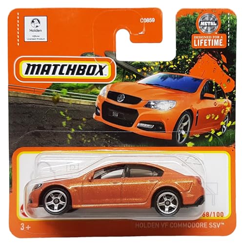 Matchbox - Holden VF Commodore SSV - MBX Road Trip 68/100 - HVN64 - Short Card - orange metallic - Superfast Lesney - Mattel 2024-1:64 Matchbox - Holden VF Commodore SSV - MBX Road Trip 68/100 - HVN64 - Short Card - orange metallic - Superfast Lesney - Mattel 2024-1:64 von Hot Wheels