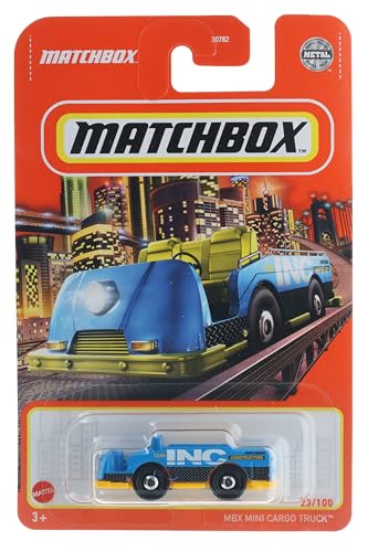 Matchbox - MBX Mini Cargo - Blau - Flughafen Frachtträger - 23/100 von Hot Wheels