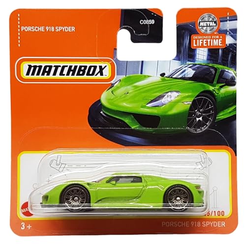 Matchbox - Porsche 918 Spyder - MBX Showroom 45/100 - HVN89 - Short Card - grün - Superfast Lesney - Mattel 2024-1:64 Matchbox - Porsche 918 Spyder - MBX Showroom 45/100 - HVN89 - Short Card - grün - Superfast Lesney - Mattel 2024-1:64 von Hot Wheels