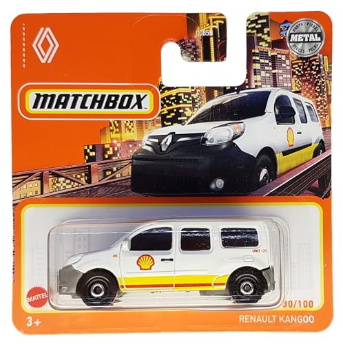 Matchbox - Renault Kangoo - MB 30/100 - HFR75 - Short Card - Weiss - Kleintransporter - Shell - Superfast Lesney - Mattel 2022-1:64 Matchbox - Renault Kangoo - MB 30/100 - HFR75 - Short Card - Weiss - Kleintransporter - Shell - Superfast Lesney - Mattel 2022-1:64 von Hot Wheels