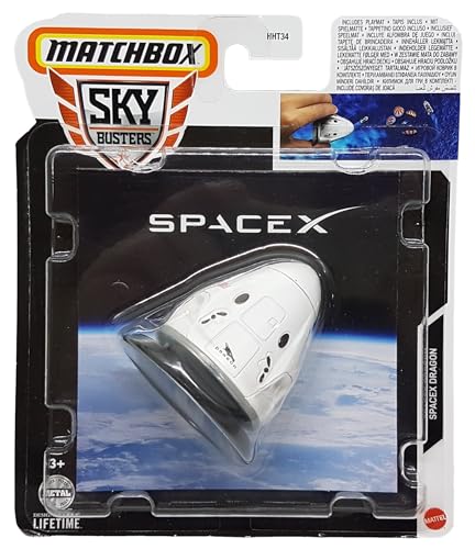 Matchbox - SpaceEx Dragon - MBX Sky Busters 22/32 - HVM42 - Big Card - Rakete - Raumkapsel - Mattel 2024-1:64 Matchbox - SpaceEx Dragon - MBX Sky Busters 22/32 - HVM42 - Big Card - Rakete - Raumkapsel - Mattel 2024-1:64 von Hot Wheels